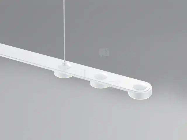 EIGHT Κρεμαστό Φωτιστικό LED Ματ Λευκό 120cm Dimmable IP20 Άσπρο 2