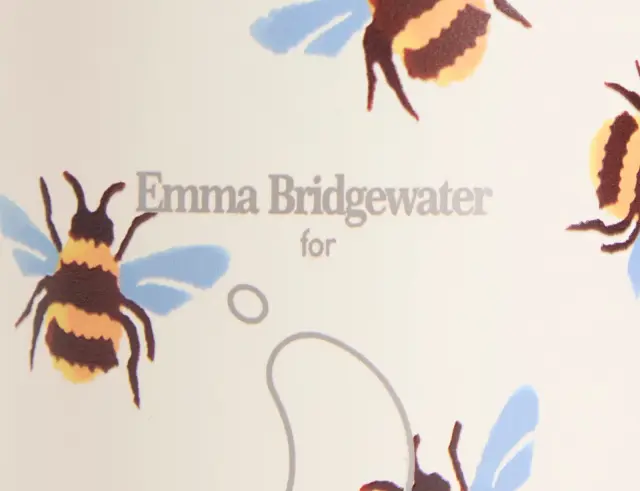 Μπουκάλι Θερμός Original Emma Bridgewater Chilly's με χωρητικότητα 500ml και διατήρηση θερμοκρασίας 12h ζεστό / 24h κρύο - Bumblebee Blue Wing22867 2