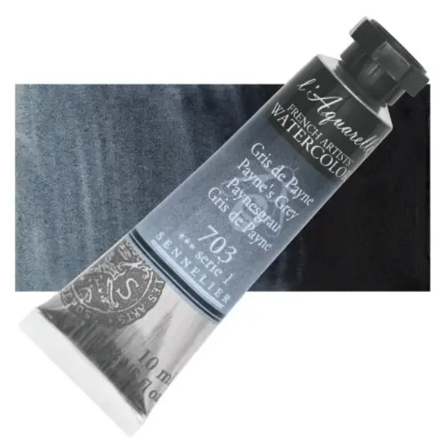 Χρώμα Ακουαρέλας Sennelier l Aquarelle Σωληνάριο 10ml - 703 Payne s Grey