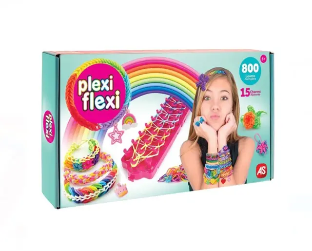 Plexi Flexi Αργαλειός με 800 Λαστιχάκια & 15 Αξεσουάρ / 25574 (AS Company)