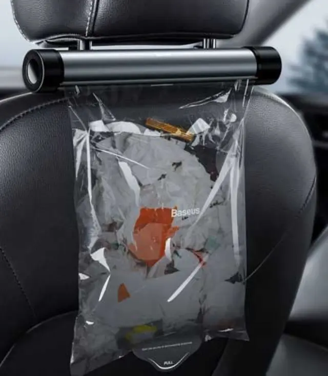 Baseus Clean Garbage Bag for Back Seat of Cars (Black) CRLJD-C01