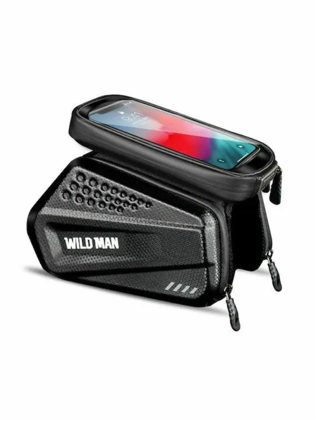 Wildman® Τσαντάκι Σκελετού Ποδηλάτου Τριπλό XXL- Black