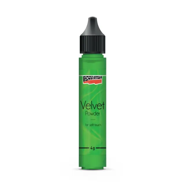 Velvet powder 4gr Pentart, Light Green