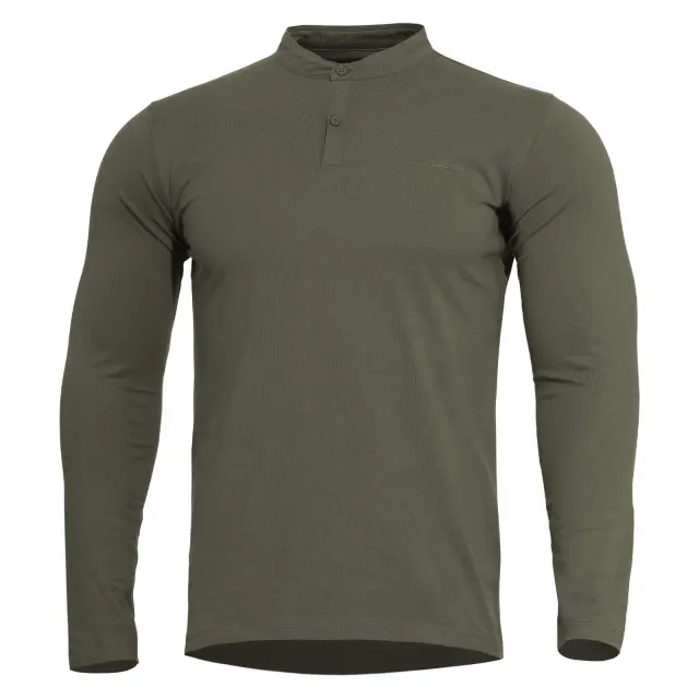 Pentagon Romeo 2.0 Henley Shirt-Μπλούζα για Τακτική -Καθημερινή Χρήση - 06-Χακί-Olive Green