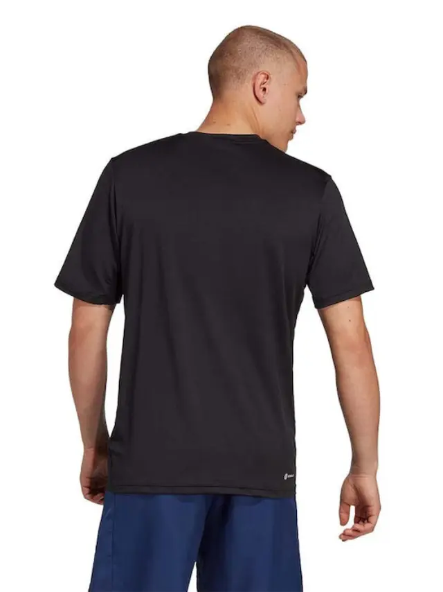 Adidas Αθλητικό Ανδρικό T-shirt Μαύρο - L 2