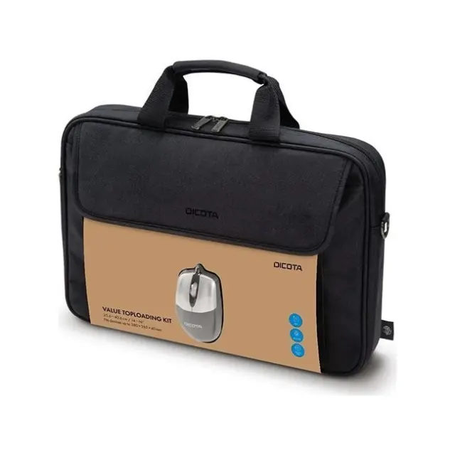 Dicota Τσάντα Laptop Value Toploading Kit 15.6" (D30805-RPET)