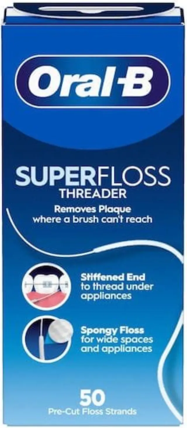 Oral-B Superfloss Οδοντικό Νήμα με Γεύση Μέντα 50m 50τμχ