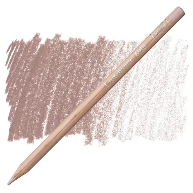Ξυλομπογιά Caran d'Ache Luminance - 862 Burnt Sienna 10%