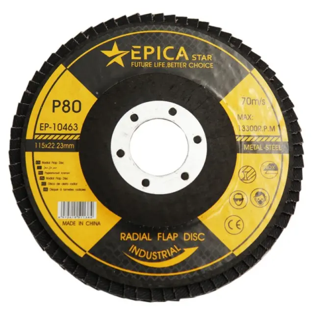 ΔΙΣΚΟΣ P80 115x22.23mm EPICA STAR EP-10463