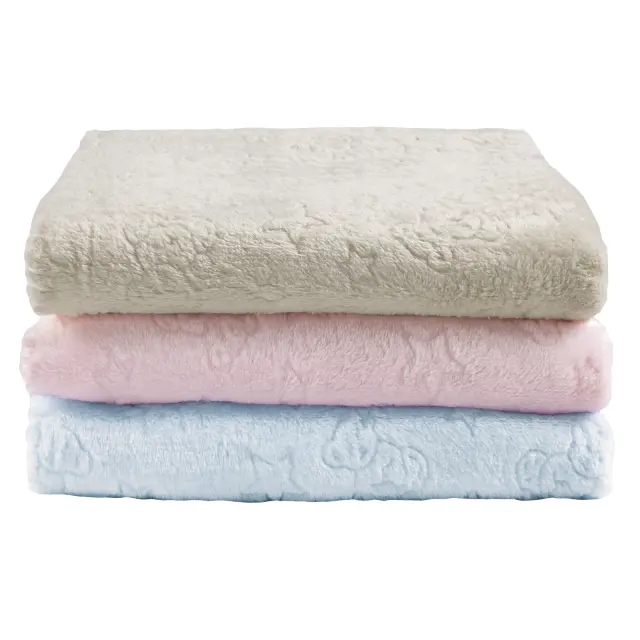 Κουβέρτα Αγκαλιάς 75x100 Fleece Relax Das Home 4906 Ecru 100% Πολυέστερ 3
