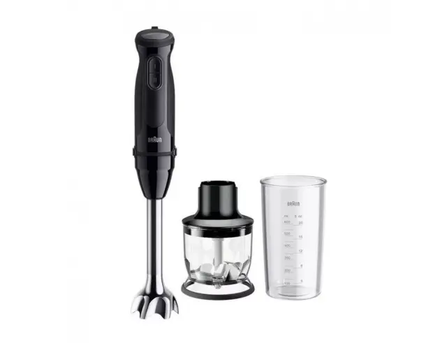 Ραβδομπλέντερ Braun MultiQuick 3 MQ30201M με ισχύ 900W και 2 ταχύτητες - Black MQ30201M