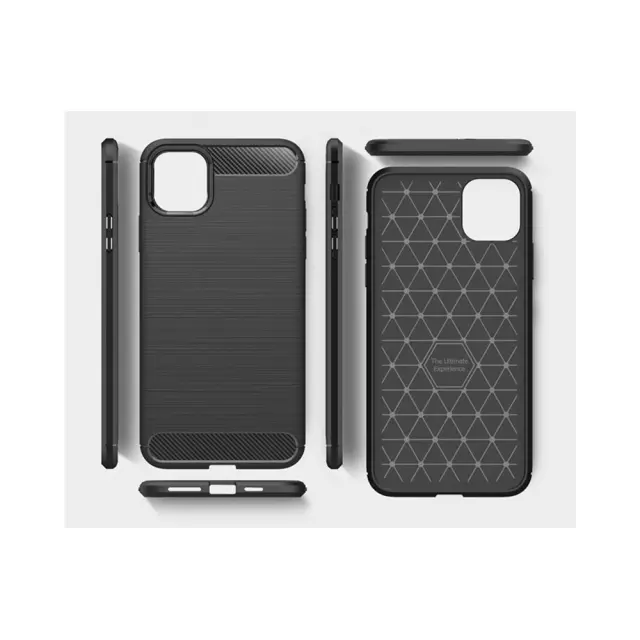 Powertech MOB-1549 Carbon Case Apple iPhone 12 Pro Max Black 3