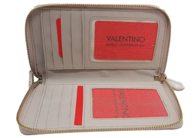 Valentino - Μεγάλο Γυναικείο Πορτοφόλι Divina Sa VPS1IJ47 Ασημί 2