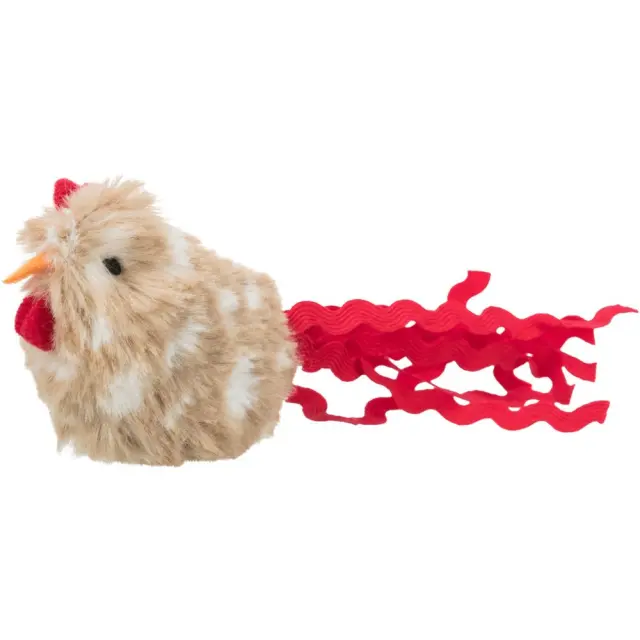 Trixie Παιχνίδι Γάτας Rooster Κόκορας με Φτερά Λούτρινος 8εκ.