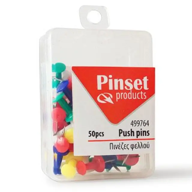 Πινέζες Φελλού Pinset +EFO 50τεμ