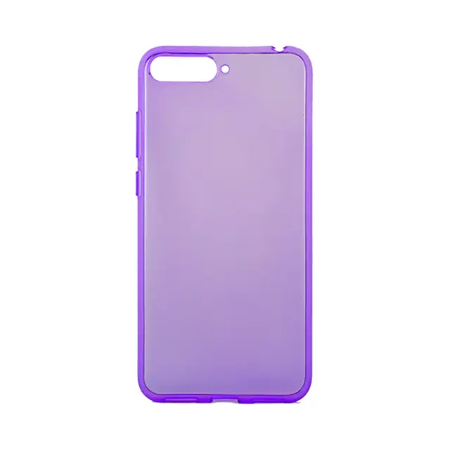 Θήκη TPU TT Silicone Για Huawei Y6 2018 Μωβ Διάφανη