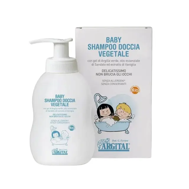 ARGITAL Baby Shampoo & Shower Gel – Φυσικό Παιδικό Σαμπουάν & Αφρόλουτρο, 250ml
