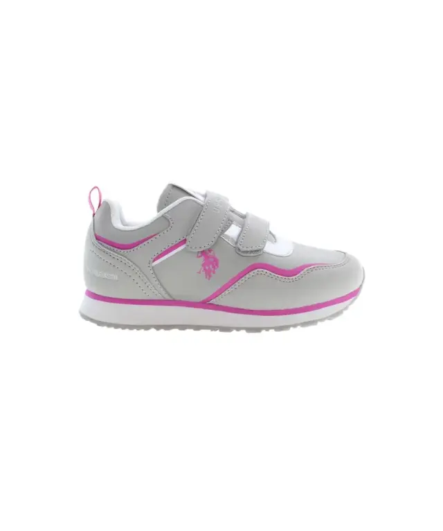 U.S. Polo Assn. - Παιδικά Sneakers NOBIK009K3NH1-LGR Γκρι/Ροζ