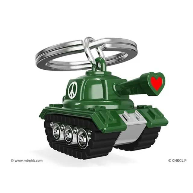 Chocli Μεταλλικό Μπρελόκ / Metal Keyring: Tank (Army of Love collection)