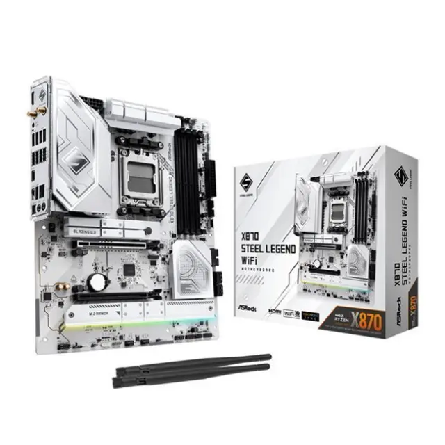 ASRock Motherboard X870 Steel Legend WiFi (90-MXBPJ0-A0UAYZ)