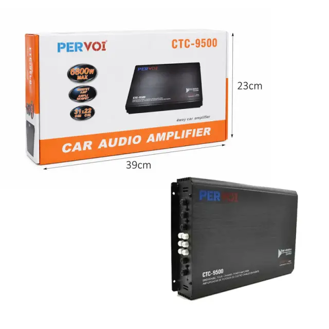 PERVOI Ενισχυτής Αυτοκινήτου 4 Καναλιών 6800W CTC-9500 - Car Audio Amplifier 014501 2