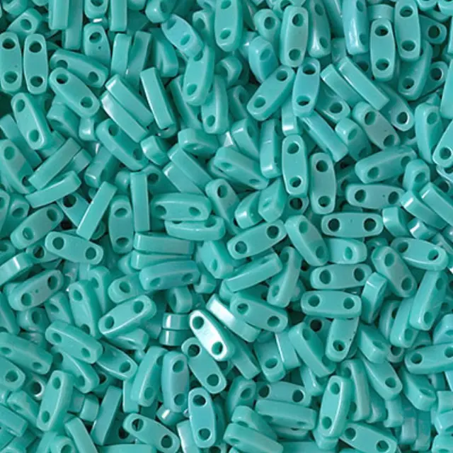 Χάντρα Miyuki Quarter Tila No412 Opaque Turquoise ~7gr