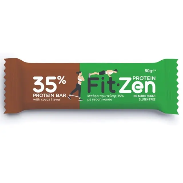 Fit-Zen Μπάρα Πρωτεΐνης 35% με γεύση Κακάο 50gr