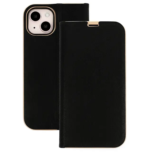 Θήκη Book with frame for Iphone 13 Mini black