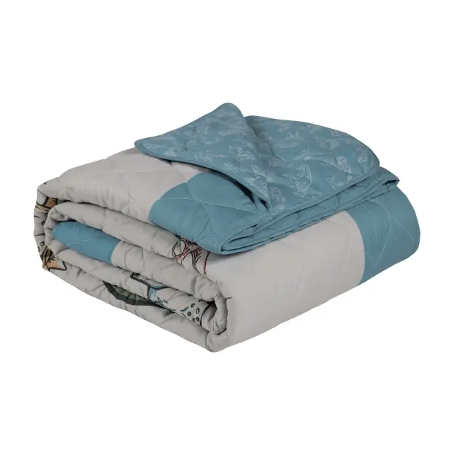 Das Kids Κουβερλι Μονο 4930 Blue - Grey Blue - Grey 3