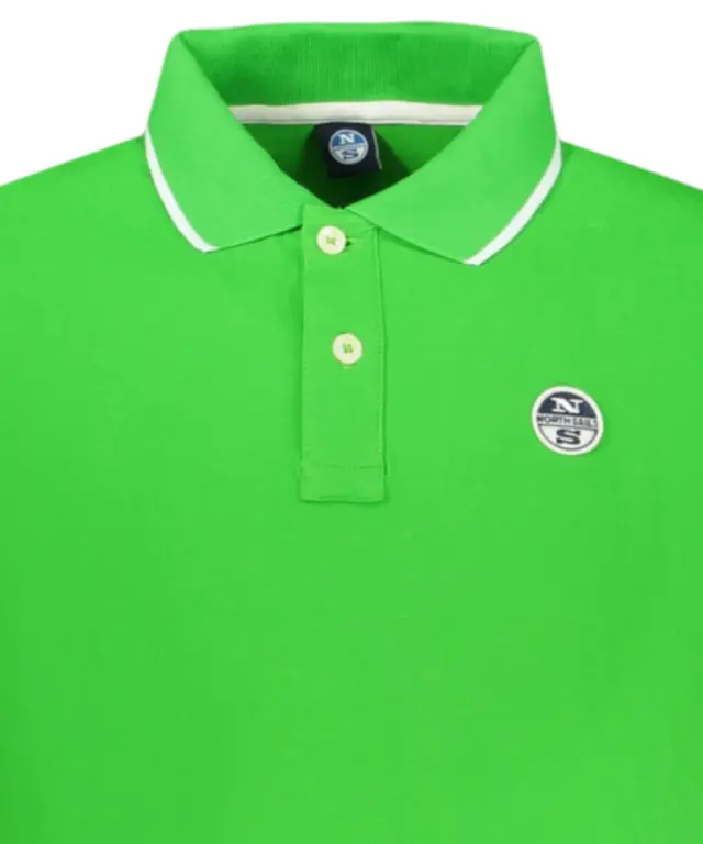 North Sails - Ανδρικό T-shirt Κοντομάνικο Polo 995012-000-0432 Πράσινο Ανοιχτό 3