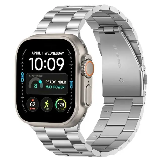 Tech-protect Stainless Apple Watch 8 / 9 / 10 / 11 / 12 / Se / Ultra (44 / 45 / 46 / 49 Mm) Silver 3