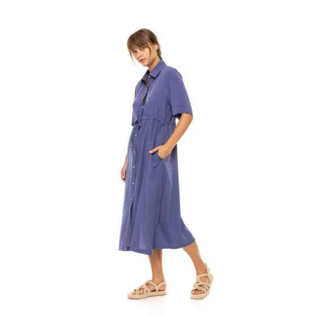 Beachwear Midi Solid BN-296 Black Pink Label Beachwear 3