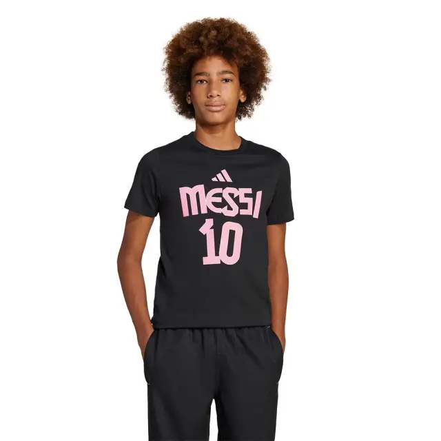 adidas Performance Boy's Messi N N Tee Μαύρο JM3553 (adidas Performance) - 152