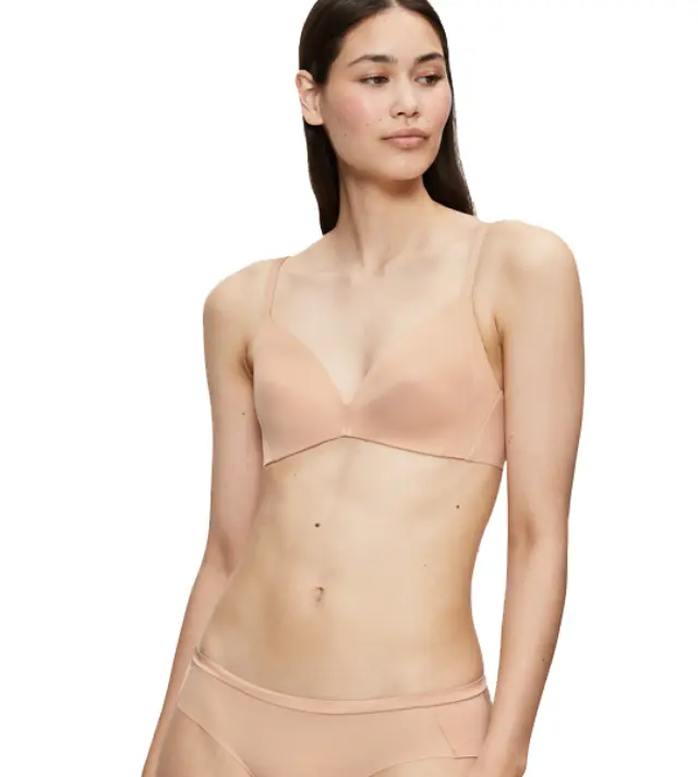 Triumph Σουτιέν Body Make-Up Soft Touch P EX Με Ενίσχυση Χωρίς Μπανέλες Μπεζ - 75D