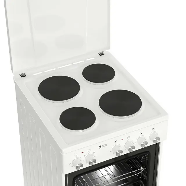 Thermogatz TGS E50 WH Κουζίνα 47lt με Εμαγιέ Εστίες Π50εκ. Λευκή 2