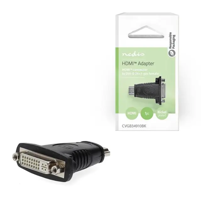 Αντάπτορας HDMI αρσ.- DVI-D θηλ.