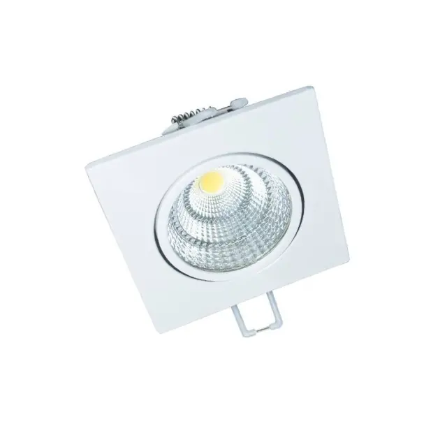 Aca Light Υ/Κ SQUARE WHITE MOV. LED SPOT 6W 3000K 410Lm COB 230V 60° Ra80