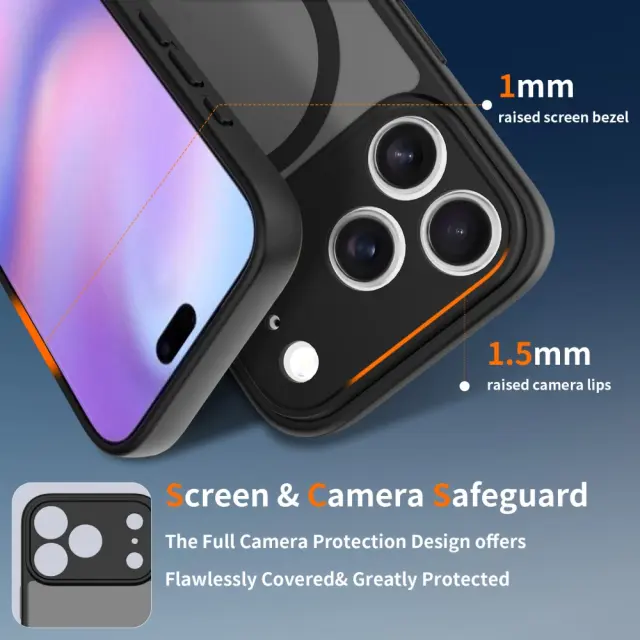 Tech-Protect® MagSafe Back Cover για iPhone 17 Pro/18 Pro-Black 3