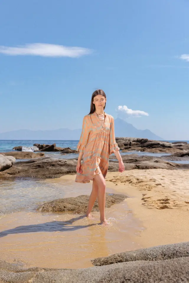 B334 - Yellow - BEACHWEAR EMBROIDERY CROWN