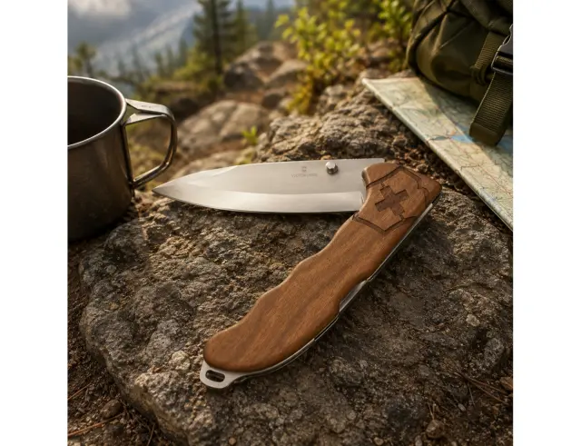 Αναδιπλούμενος Ελβετικός Σουγιάς Victorinox Evoke Wood με 4 λειτουργίες και μήκος 13.6cm0.9415.D630