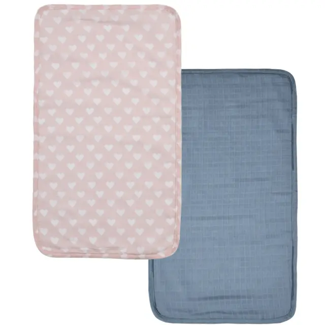 Σέτ Σελτεδάκια 2 τεμαχίων Kentia Yn 26 Blue- Pink- White 72x42