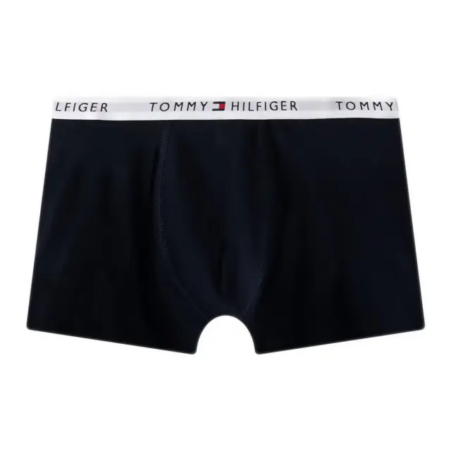 Tommy Hilfiger Παιδικό Boxer Αγόρι Signature Logo Waistband - Διπλό Πακέτο, Χρώμα Σκούρο Μπλε-Λευκό 3