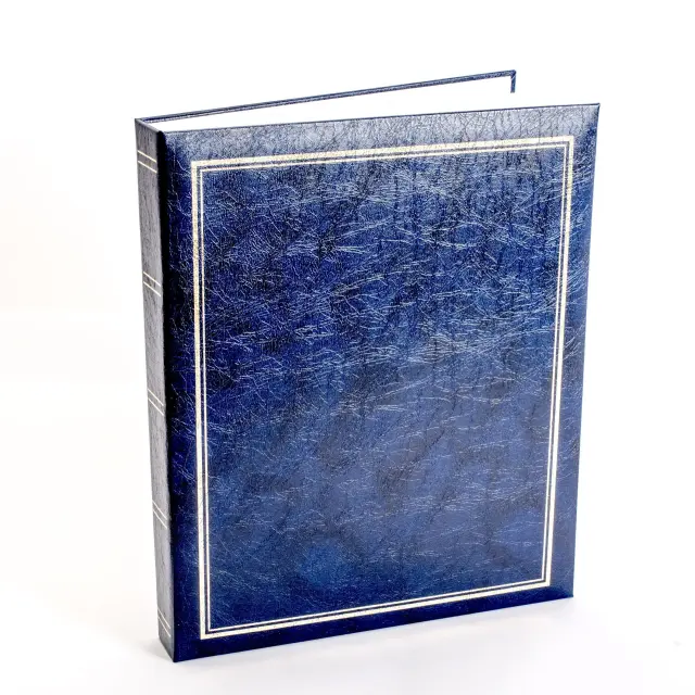 Άλμπουμ με θήκες 27x33cm για 100 φωτογραφίες 15×21 η 15x20 Mπλε (11120)