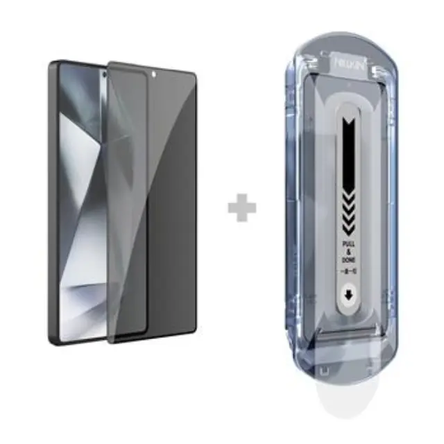 Nillkin Tempered Glass 0.25mm Guardian 2.5D for Samsung Galaxy S25 Ultra Black (with applicator)
