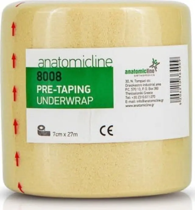 Anatomic Line Pre-Taping Underwrap Επίδεσμος Αράχνη 7cm x 27m Μπεζ2603201581481010