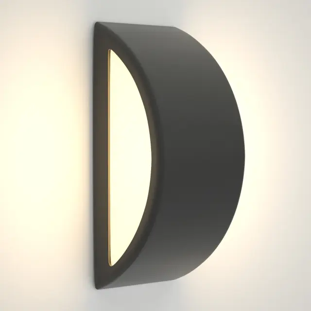 it-Lighting Clear 1xΕ27 Outdoor Up-Down Wall Lamp Anthracite D32cmx13cm (80202744) 2