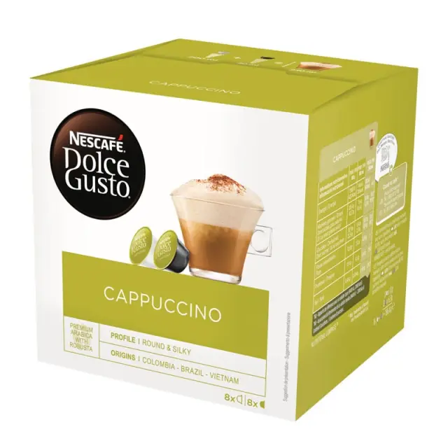 Nescafe Cappuccino Κάψουλες Dolce Gusto 16τμχ