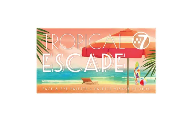 Tropical Escape Face & Eye Palette Golden Gaze L/M W7