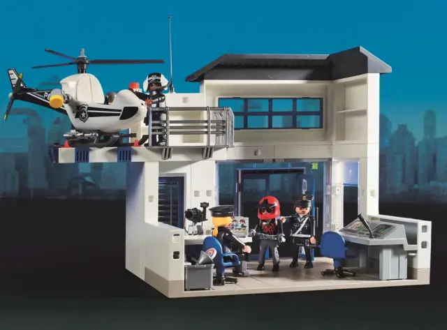 Playmobil Αστυνομικό Τμήμα Με Περιπολικό Και Ελικόπτερο (71602) 3