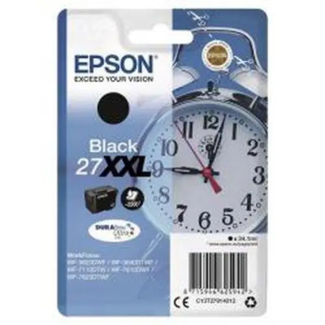 Epson 27XXL Γνήσιο Μελάνι Εκτυπωτή InkJet Μαύρο (C13T27914010 C13T27914012)